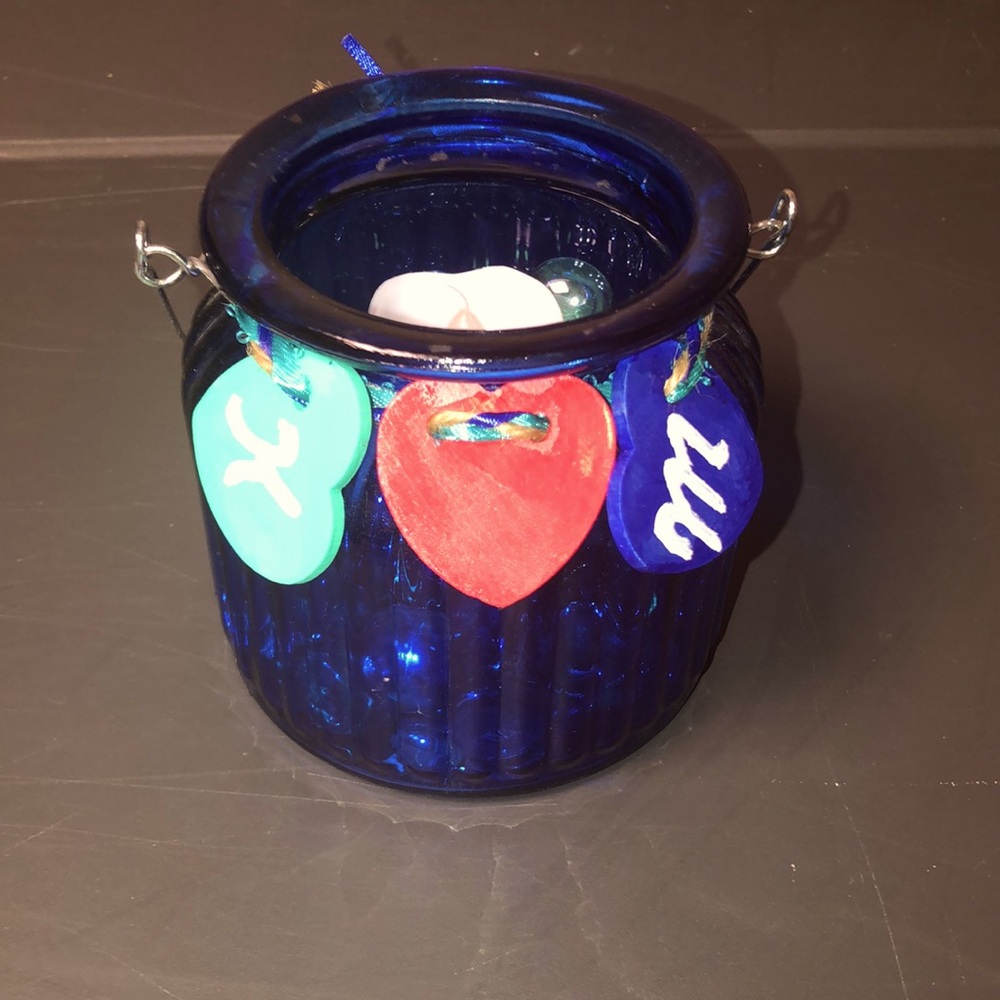🛍️Hand Crafted Sapphire Table Decor by Myself